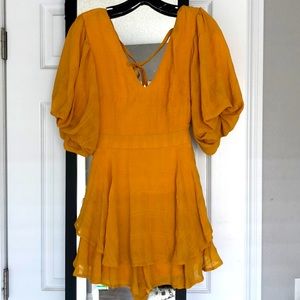 Mustard yellow romper